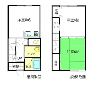 メゾンささき【1階】の間取り