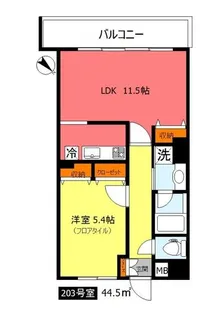 アヴァンツァーレ洗足【2階】の間取り
