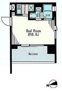 レジディア市谷薬王寺【5階】の間取り
