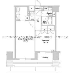 グラマシー横濱関内【10階】の間取り
