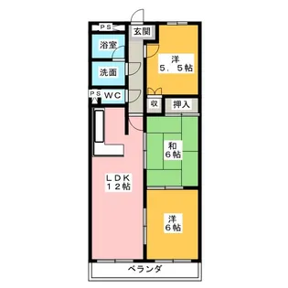 アネックス高田【4階】の間取り
