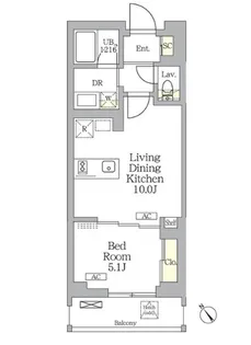 グランパーク千駄ヶ谷レジデンス【3階】の間取り
