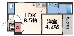 badge nagataI【2階】の間取り