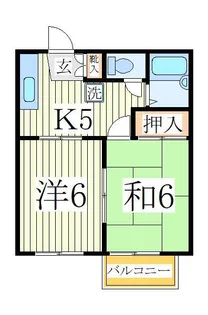 エクセル南花崎【2階】の間取り
