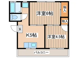 ミツハシホ-ム辻堂【3階】の間取り