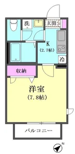スイーツハウス【1階】の間取り