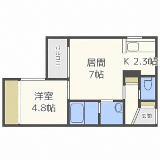 オルタナティブN17【2階】の間取り