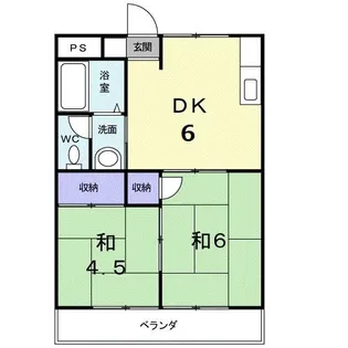 春日ハイツ【2階】の間取り