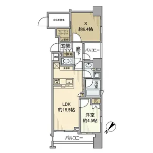 アスコットパーク東日本橋【5階】の間取り