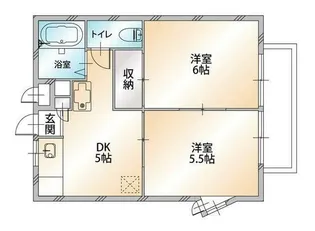 サンビレッチ・トミー【2階】の間取り