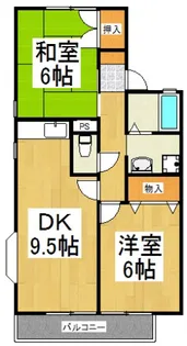 ドゥエル所沢【2階】の間取り