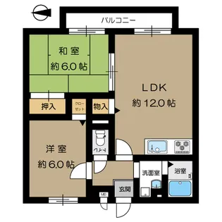 マリーノミキB棟【2階】の間取り