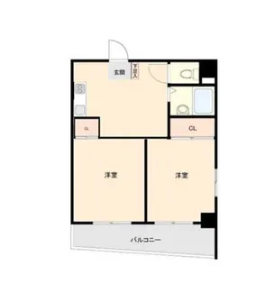 Zion Court 平和島【2階】の間取り