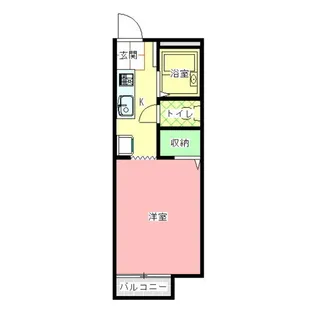 コーポワスギ2A棟【2階】の間取り