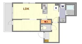 アットリラ八千代台西A【2階】の間取り