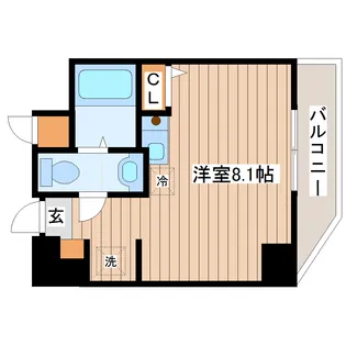 アルファネクスト大和町【4階】の間取り