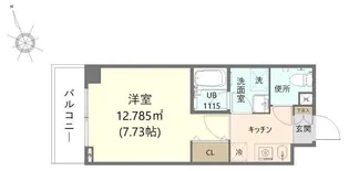 Daiwa Terrace 府中【2階】の間取り