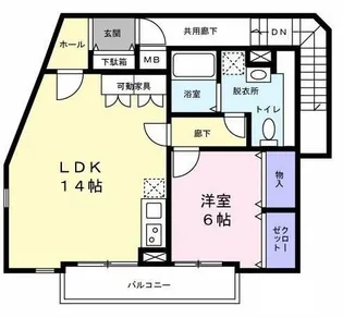 LASA戸越III【3階】の間取り