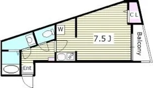 コンフォートレジデンス【3階】の間取り