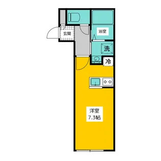 アクシオ相模原【1階】の間取り