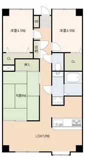 シーガル海老塚【2階】の間取り