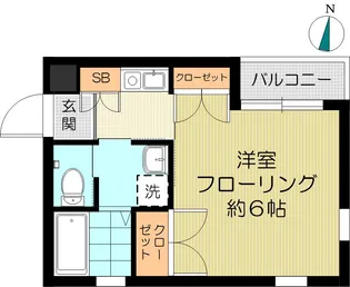 テラス早稲田【3階】の間取り