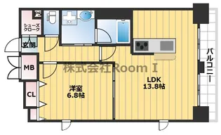 プレサンス本町リアルシティ【12階】の間取り