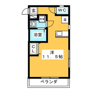 GOOD LUCK【4階】の間取り