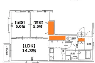noblesse 県病院前【1階】の間取り
