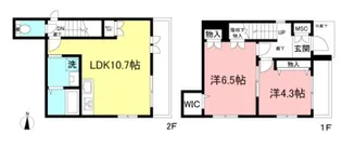 Dear Court 浜田山【1階】の間取り