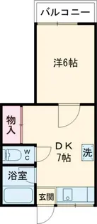 グリーンハイム浅野【3階】の間取り