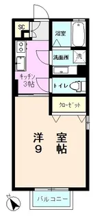 スプリングヒルズB【1階】の間取り