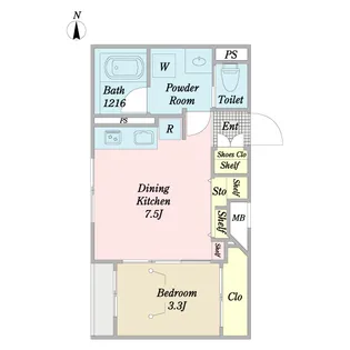 クリオ ラモード吉祥寺【2階】の間取り