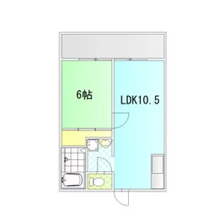ハイツタカヤマ【1階】の間取り