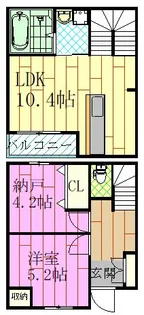 メルラス浦安の間取り