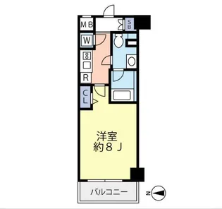 グランヴァン小竹向原【1階】の間取り
