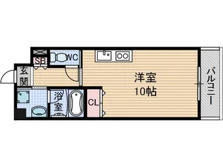 パストラル高美【1階】の間取り