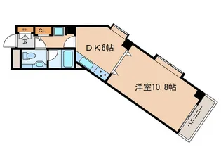 グレ-スコ-ト【3階】の間取り