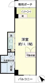 LuminousHIYOSHI【2階】の間取り