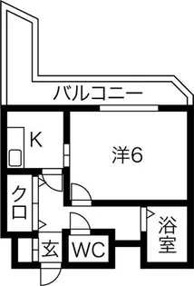 エターナルスライヴ【5階】の間取り