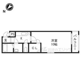 フジパレス吹田ウエストII番館【3階】の間取り