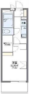 レオパレスメゾン エスポワール【1階】の間取り