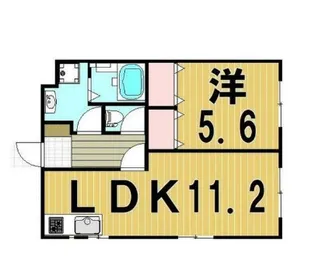 クラルーテ新井【3階】の間取り