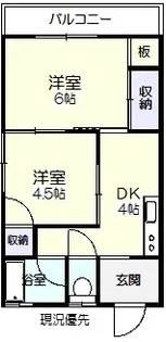 グリーンサイドF【1階】の間取り