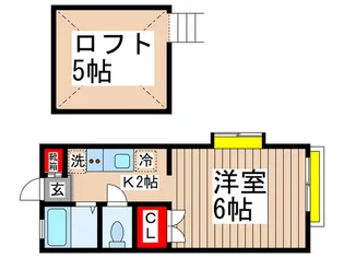 グリ-ネハイム【2階】の間取り