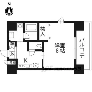 アスヴェル京都四条烏丸【2階】の間取り