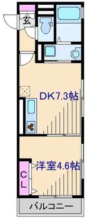 サンハイツPart11【1階】の間取り