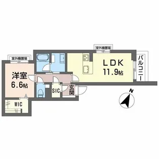 Le・Ecracie【3階】の間取り