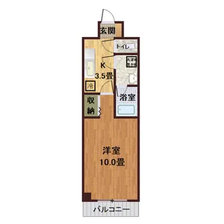 グリーン・テラス【1階】の間取り