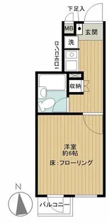 フェニックス代々木上原【4階】の間取り